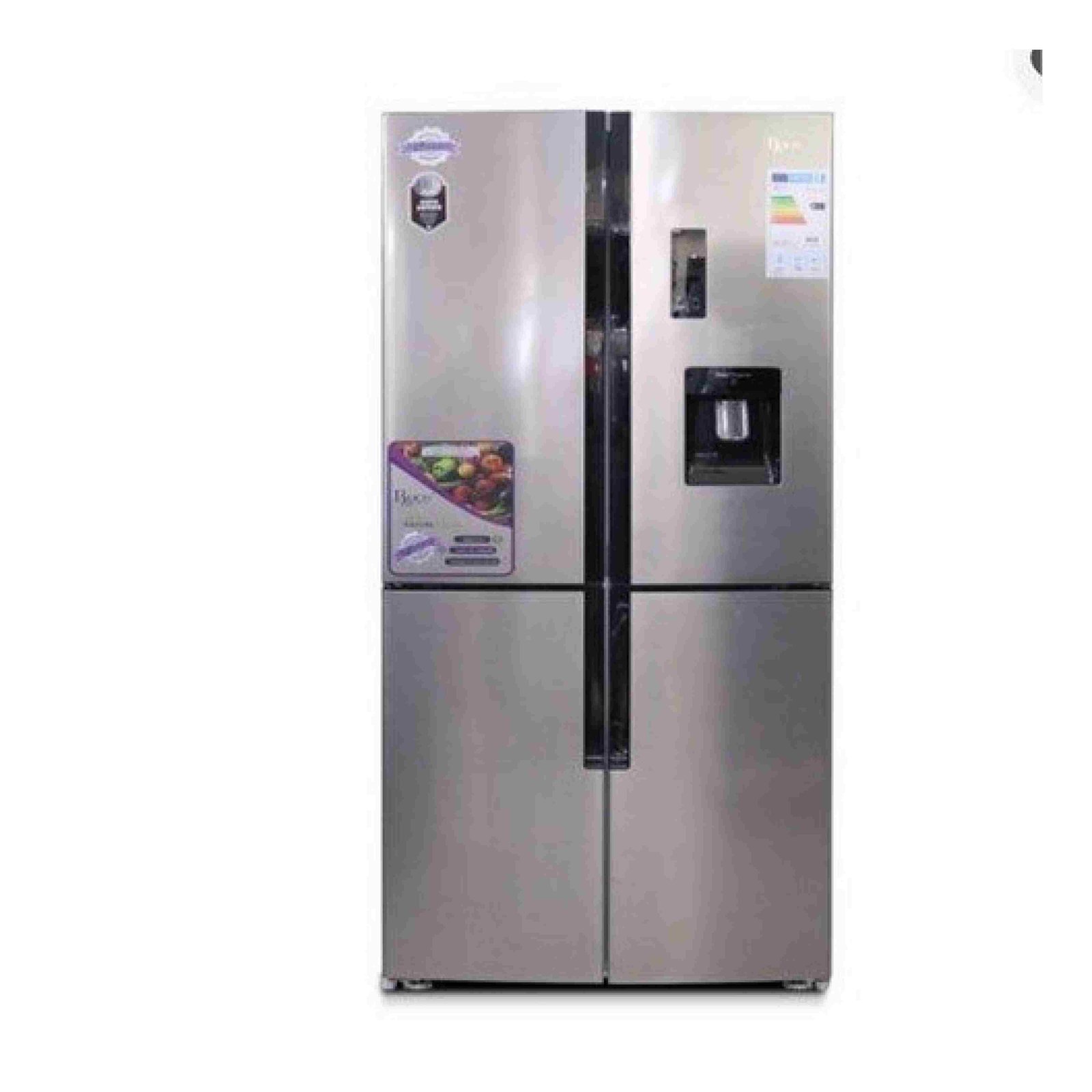 ROCH REFRIGERATOR (434L) FOUR DOOR NOFROST WITH DISPENSER