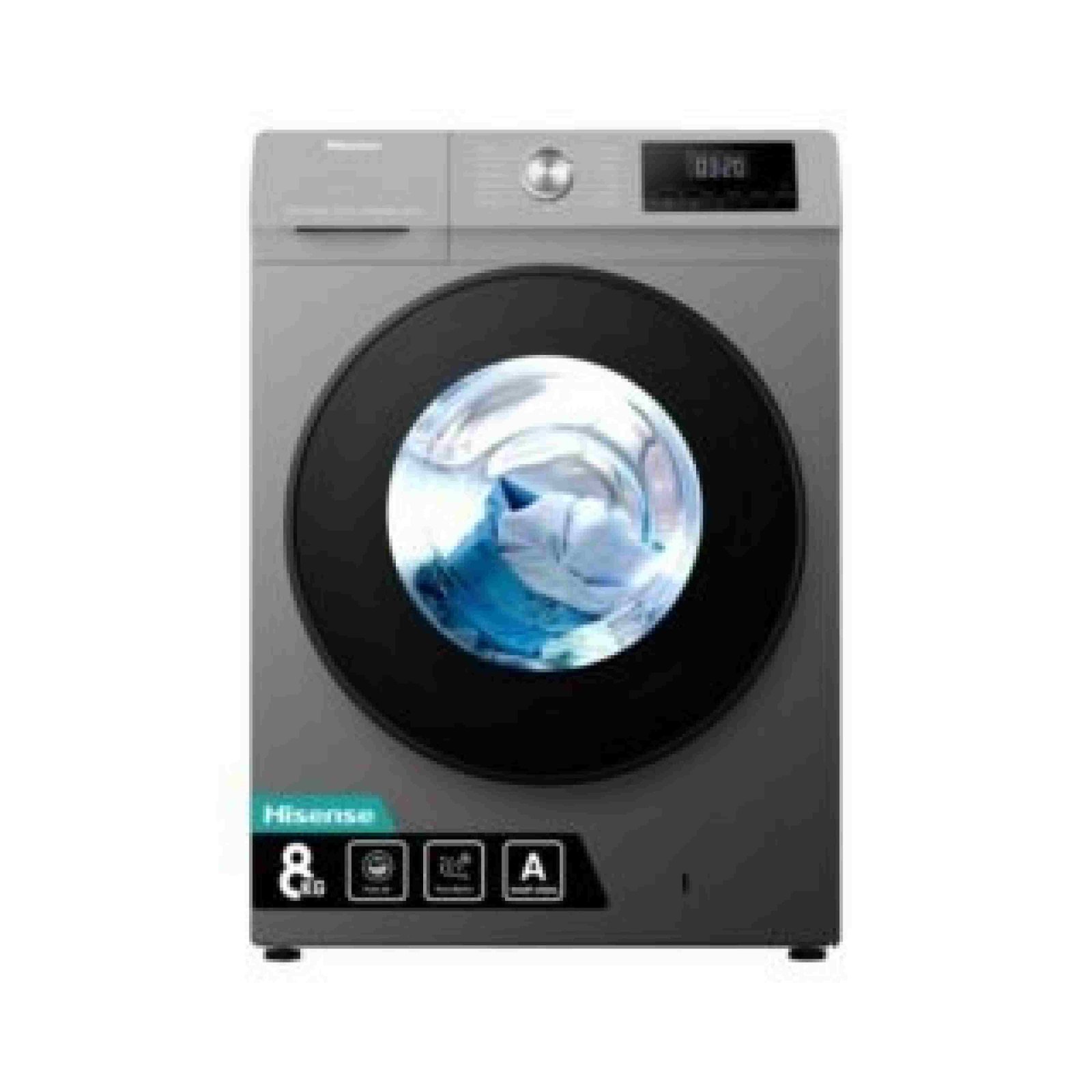 WASHING MACHINE FRONT LOADING 8KGS/5KGS GREY WASH AND &DRY FULL AUTOMATIC