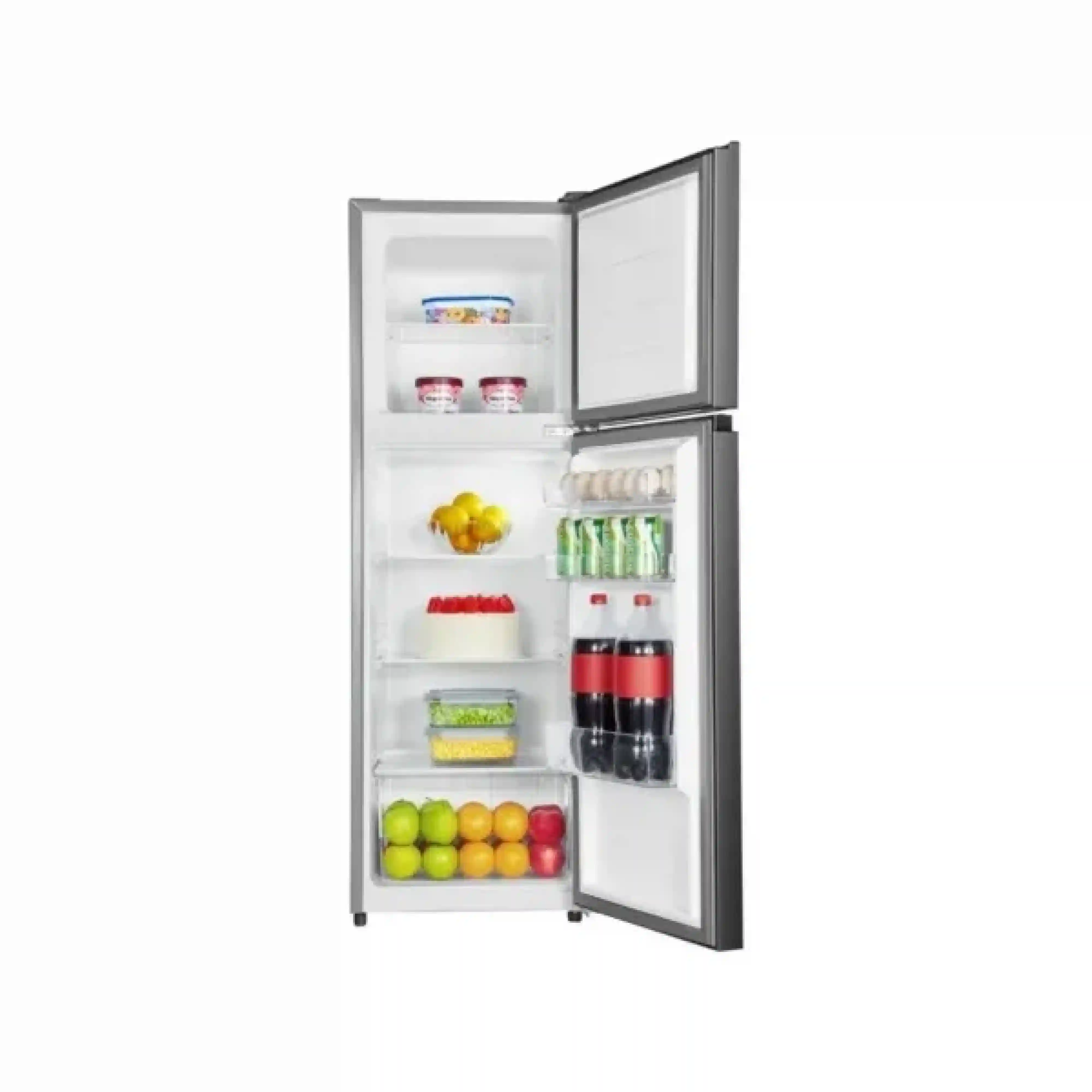 HISENSE FRIDGE 154 LITRES FRONT SILVER TWO DOOR