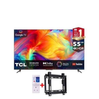 TCL 55 INCHES V6C 4K HDR Google TV – 55V6C (New 2025 Model) Free Shi