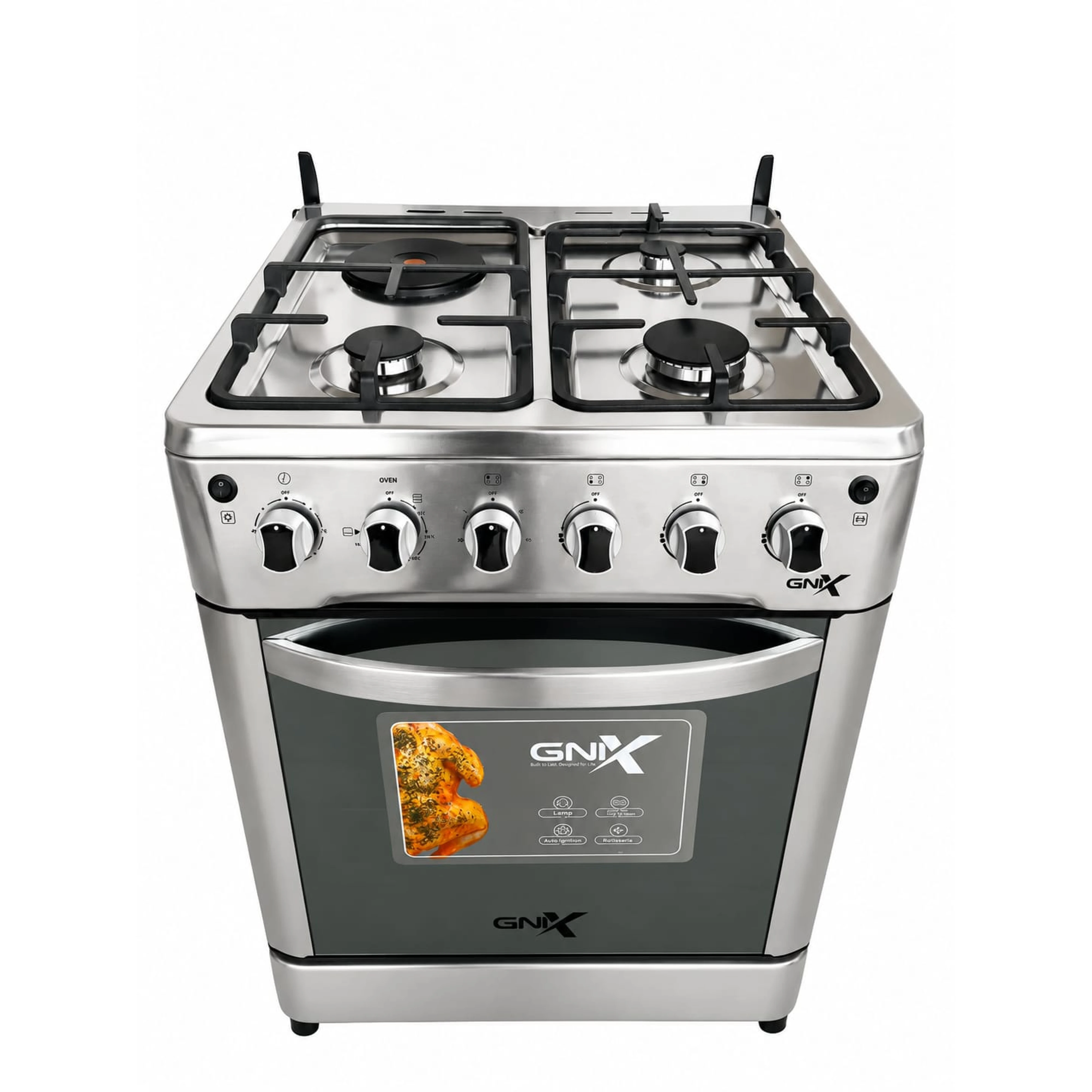 Gnix 3+1 (60x60)standing cooker with electric oven